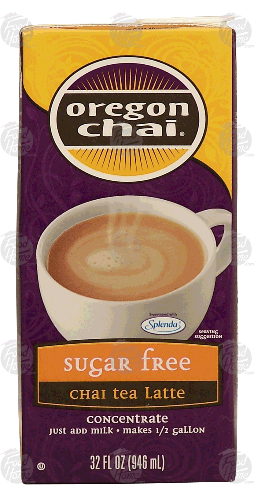 Oregon Chai  sugar free. chai tea latte concentrate, just add milk, makes 1/2 gallon Full-Size Picture